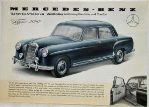 1954 Mercedes-Benz Type 220 Spec Sheet