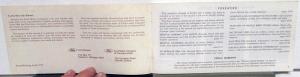 1970 1/2 Ford Falcon Owners Operators Manual Original