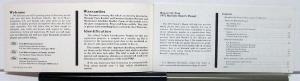 1972 Ford Maverick Owners Operators Manual Original