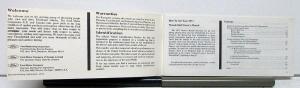 1972 Ford Thunderbird Owners Operators Manual Original