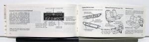 1972 Ford Thunderbird Owners Operators Manual Original