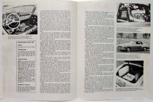 1959-1960 Mercedes-Benz 190SL Foreign Cars Illus & Auto Sport Article Reprint