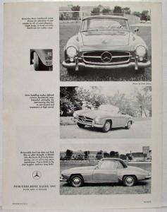 1959-1960 Mercedes-Benz 190SL Foreign Cars Illus & Auto Sport Article Reprint