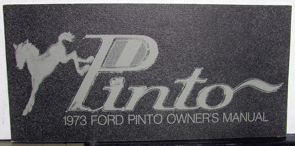 1973 Ford Pinto Owners Operators Manual Original