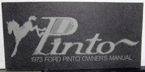 1973 Ford Pinto Owners Operators Manual Original