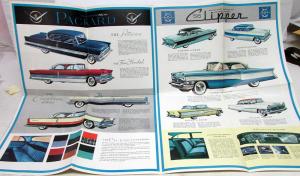 1956 New Packard & Clipper with Torsion-Level Ride Dealer Sales Brochure Folder