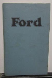 1974 Ford Custom Galaxie LTD Owners Operators Manual Original
