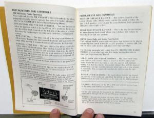 1975 Ford Thunderbird Owners Operators Manual Original