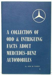 1961 Mercedes-Benz Odd & Intriguing Facts Booklet PAM 587