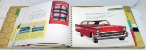 1957 Chevrolet Dealer Album Sales Reference Bel Air 210 150 Corvette Nomad Rare