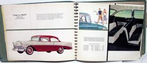 1956 Chevrolet Dealer Album Bel Air Two Ten One Fifty Color Fabric Display Rare
