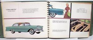 1956 Chevrolet Dealer Album Bel Air Two Ten One Fifty Color Fabric Display Rare