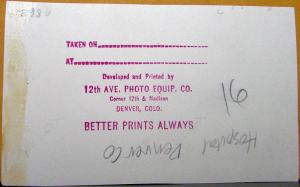 1937 Ford V8 Coupe Postcard Toner Motor Co Caney KS Original