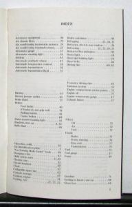 1977 Ford Thunderbird Owners Operators Manual Original