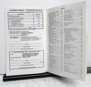 1979 Ford Granada Owners Operators Manual Original