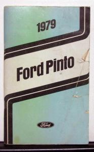 1979 Ford Pinto Owners Operators Manual Original