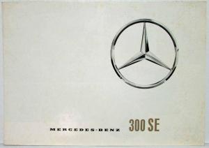 1962 Mercedes-Benz 300SE Sales Folder with Spec Sheet - Swedish Text