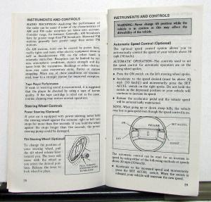 1981 Ford Granada Owners Operators Manual Original