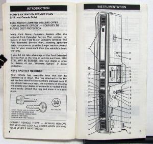 1983 Ford Crown Victoria Owners Operators Manual Original