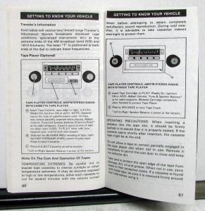1983 Ford LTD Owners Operators Manual Original