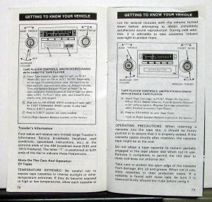 1983 Ford Escort Owners Operators Manual Original
