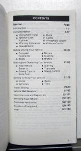 1983 Ford EXP Owners Operators Manual Original