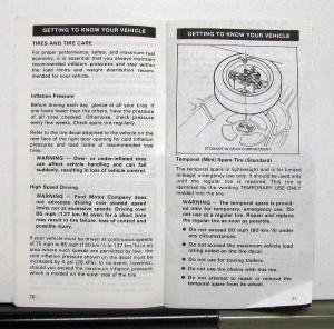 1983 Ford EXP Owners Operators Manual Original
