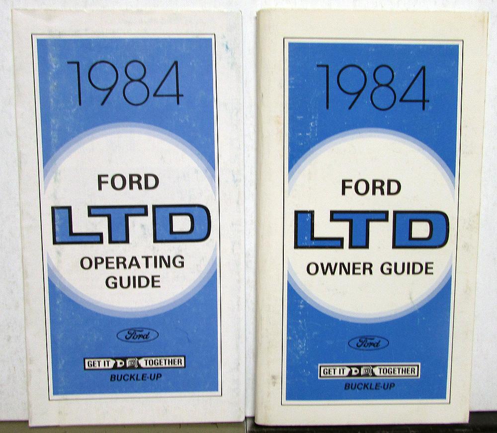 1984 Ford LTD Owners Operators Manual Original