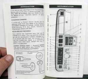 1984 Ford LTD Owners Operators Manual Original