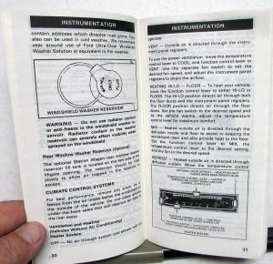 1984 Ford LTD Owners Operators Manual Original