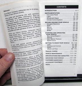 1985 Ford Crown Victoria Owners Operators Manual Original