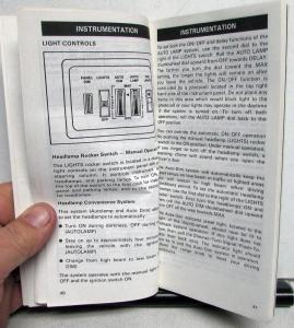 1986 Ford Thunderbird Owners Operators Manual Original