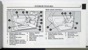 1986 Ford Taurus Owners Operators Manual Original