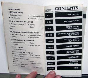 1988 Ford Tempo Owners Operators Manual Original