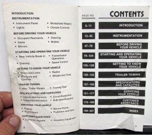 1988 Ford Crown Victoria Owners Operators Manual Original