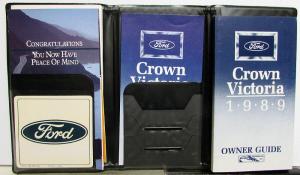 1989 Ford Crown Victoria Owners Operators Manual Original W/Extras