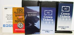 1989 Ford Crown Victoria Owners Operators Manual Original W/Extras