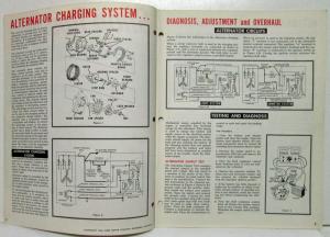 1965 January Ford Shop Tips Vol 3 No 1 Featuring Alternator Charging System