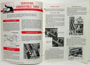 1965 July-August Ford Shop Tips Vol 3 No 5 Servicing Convertible Tops