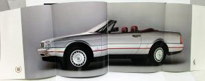 1987 Cadillac Allante Features Options Specs Prestige Sales Brochure Original