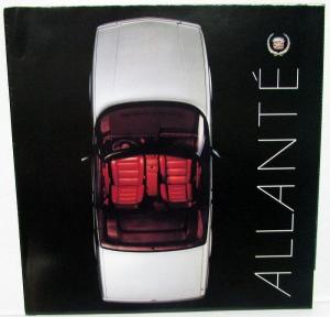 1987 Cadillac Allante Features & Specs Poster Sales Brochure Folder Orig