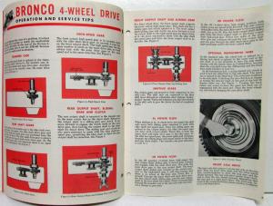 1965 October Ford Shop Tips Vol 3 No 7 The New Ford Bronco