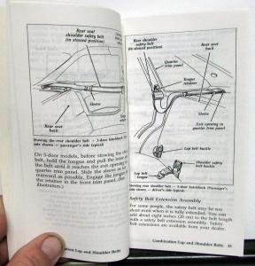 1990 Ford Escort Owners Operators Manual Original With Extras