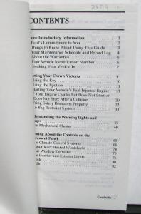 1990 Ford Crown Victoria Owners Operators Manual Original