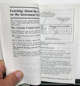 1990 Ford Crown Victoria Owners Operators Manual Original