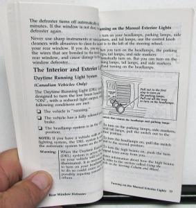 1990 Ford Crown Victoria Owners Operators Manual Original