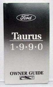 1990 Ford Taurus Owners Operators Manual Original