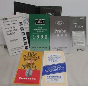 1990 Ford Probe Owners Operators Manual Original Care & Op Instructions