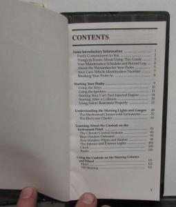 1990 Ford Probe Owners Operators Manual Original Care & Op Instructions