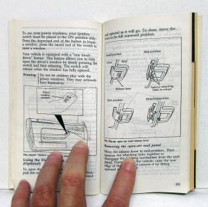 1991 Ford Probe Owners Operators Manual Original